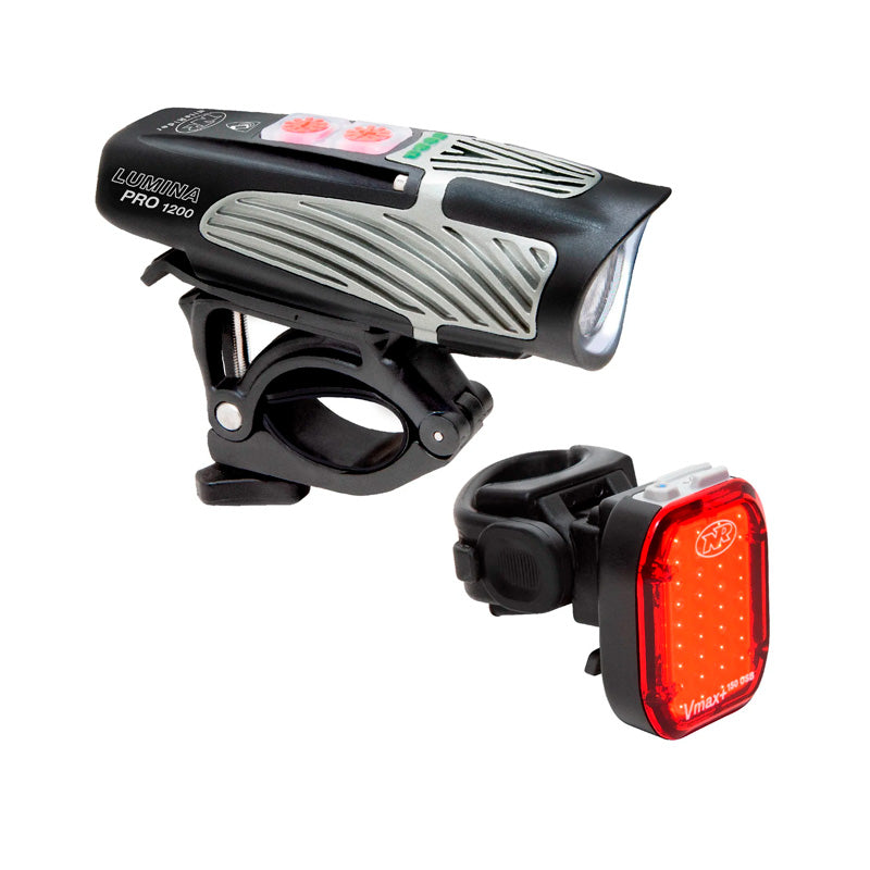 Combo de luces NITE RIDER Lumina™ Pro 1200 y Vmax+™ 150